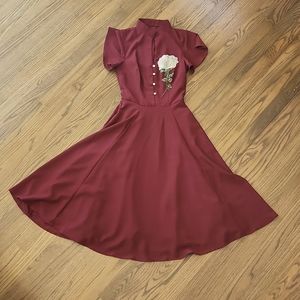 Unique Vintage, XS, color red wine/burgundy